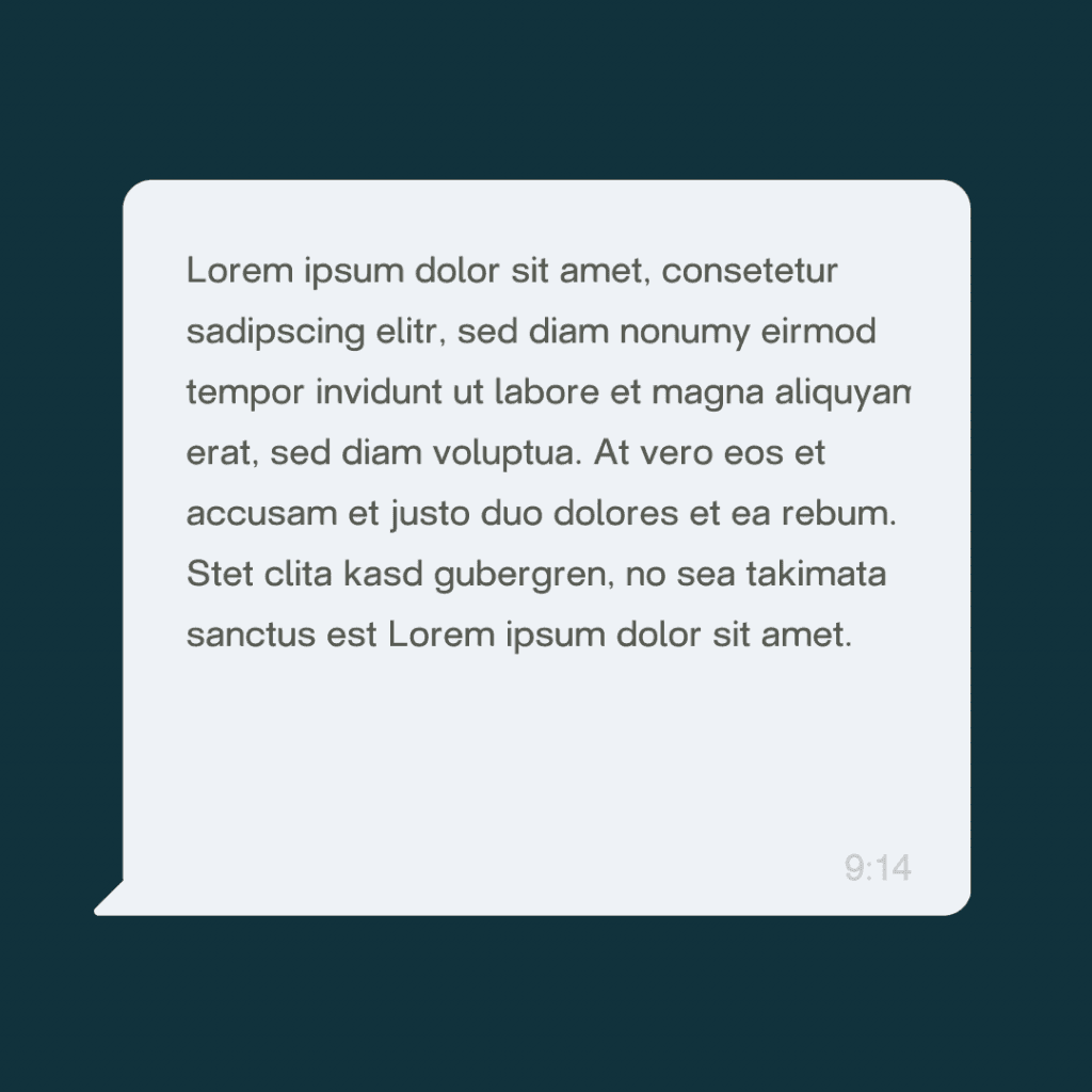 Qunomedical-Kachel im WhatsApp-Format, gesetzt in Qunovetica